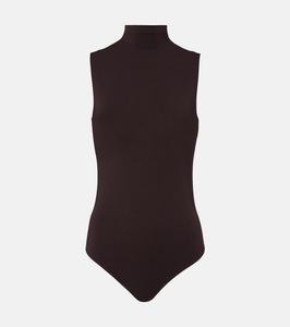 Боди с высоким воротом Wolford, Dark Wood