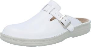 Сабо Birkenstock Boston 260211 для взрослых унисекс из велюра Berkemann, белый