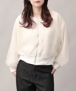 aimoha -select-/Volume sleeve collarless jacket