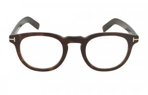 Очки с круглой оправой TOM FORD, коричневый