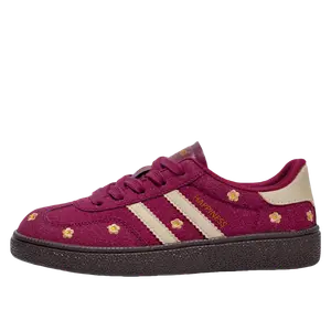 JimiXiong Женские бордовые скейтерские кеды лоу-топ, цвет Burgundy