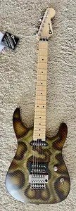 Charvel Warren DeMartini Signature Pro-Mod Snake, гриф из клена, покрытие под зминую кожу