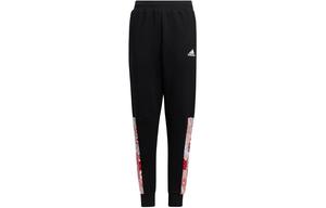 Детские трикотажные спортивные штаны Adidas, черный