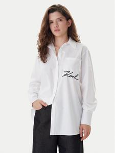 Рубашка relaxed fit B1W11013 Karl Lagerfeld, белый