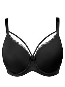 Бюстгальтер-футболка SugarShape Pure Conscious Strappy, черный