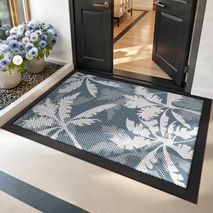 Dajiang Ковер 80х120 см для прихожей в стиле кокосовой рощи, износостойкий, противоскользящий, самоочищающийся