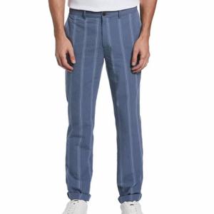 Брюки в полоску из жаккардовой ткани сирсакером в Беринговом море Original Penguin, цвет bering sea