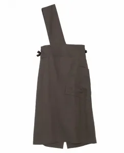 Юбка на одно плечо из французского льна Plain People, цвет Brown