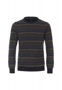 Мужской полосатый свитер CASAMODA, темно-синий
