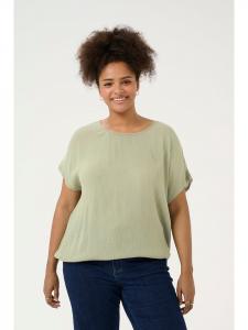 Блузка KAFFE curve, оливковый