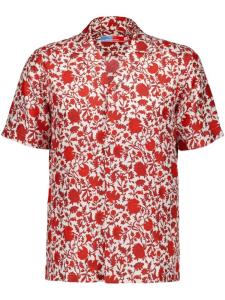 Рубашка с цветочным принтом Orlebar Brown x La DoubleJ, красный