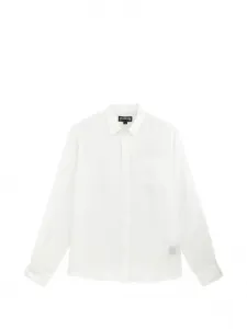 Рубашка на пуговицах с вышивкой Vilebrequin, белый