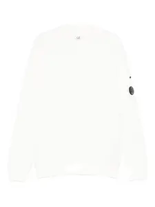 Свитшот с нашивкой-логотипом C.P. Company, белый