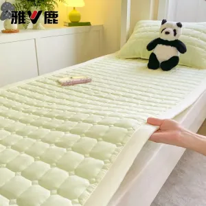 Yalu Наматрасник из стираного хлопка 120х200 см, антибактериальный, антиклещевой, дышащий