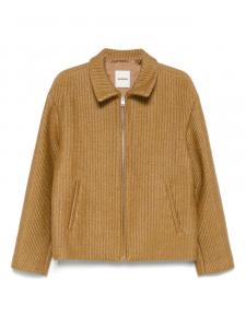 SANDRO бомбер на молнии, коричневый