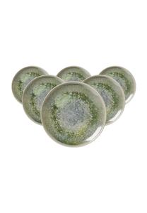 Набор столовых тарелок Cecina ø 26 см 6 шт Cecina Ritzenhoff & Breker, бежево-зелёный