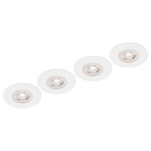 Светодиодный встраиваемый светильник Briloner Kulana IV (4 шт), белый