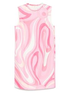 PUCCI платье мини с принтом Iride, розовый