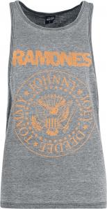 Топ Ramones Monocolour Crest, темно-серый пятнистый