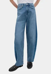 Бочкообразные мешковатые джинсы Marks & Spencer, Mid Blue