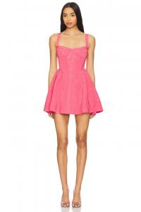 Мини-платье Nisa в стиле корсет Bardot, bubblegum