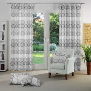 Штора Zirbello с петлями, 1 шт. Wirth, мятный