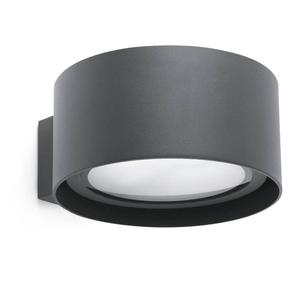 Уличный настенный светильник FARO Quart, серый - стекло - 22 x 17 x 22 см