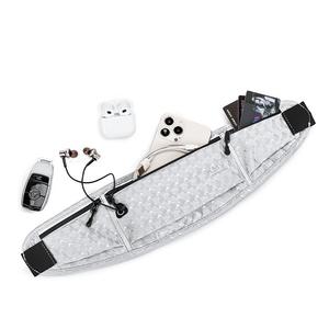 Поясная сумка унисекс Kmv, Водная рябь серебро