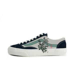 Vans Стиль 36 Suede нескользящие износостойкие низкие кроссовки для скейтбординга Unisex Blue Green