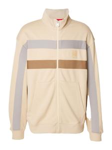 HUGO Толстовка с капюшоном на молнии 'Darahood' в песочном цвете