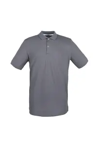 Рубашка поло из хлопка пике современного кроя Henbury, серый