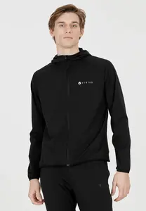 Беговая куртка Virtus "Smith" с удобной функцией гиперэластичности, черный