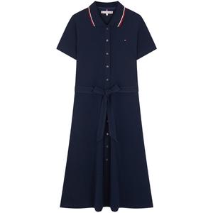 Женское платье с коротким рукавом Tommy Hilfiger, синий