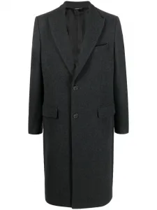 Однобортное пальто Dolce & Gabbana, серый