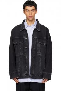 Agolde Черная джинсовая куртка Уэйна