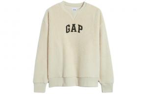 Толстовка унисекс кремово-бежевая Gap, бежевый