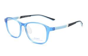 Квадратные оптические очки детские голубые SEIKO, синий