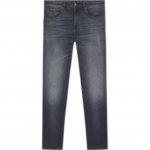 Hugo Boss Мужские джинсы, темно-серые, прямого кроя
