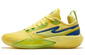 Erke Рейд амортизаторы отскок низкие баскетбольные кроссовки мужские лимон кукурузный желтый классический синий, цвет Corn Yellow Classic Blue