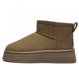 Утепленные износостойкие утепляющие короткие ботинки женские KAISER, зеленый