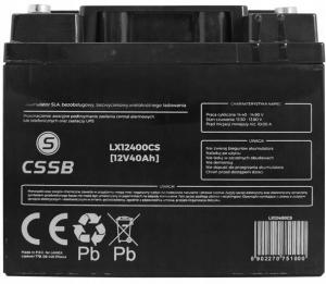 Мощная необслуживаемая аккумуляторная батарея Agm 12 В, 40 Ач для ИБП LTC