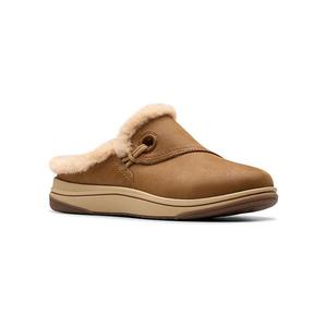 Женские слипоны Cloudsteppers breeze myth Clarks, Dark Tan