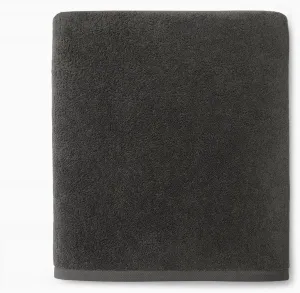 Большое банное полотенце Sferra Cielo 30 "x 60" - 100% Хлопок Zero Twist из длинноволокнистого хлопка, краска премиум-класса, стойкая к выцветанию, сверхмягкая и хорошо впитывающая влагу, Роскошные тканые окантовки для ванной комнаты, Титан, Titanium