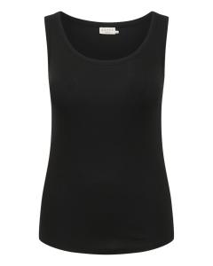 Топ без рукавов KAFFE CURVE Top Carina, черный