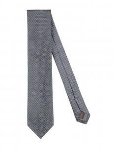 Галстук Canali, серо-синий