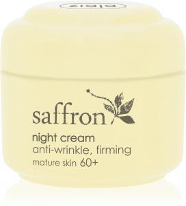 Ночной укрепляющий крем с шафраном от морщин 60+ Ziaja, 50 мл