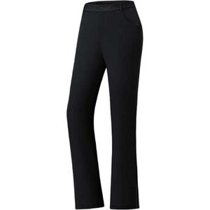 ANTA Разнообразие тренировочной коллекции вязаные спортивные штаны Women's Basic Black