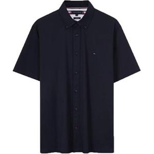Рубашки мужские с заостренным воротником, умеренные другие Tommy Hilfiger, темно-синий dw5