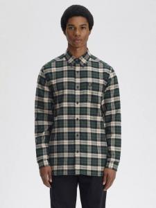 Рубашка из мягкой ткани в клетку Fred Perry, Court Green