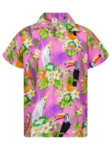 Рубашка King Kameha Parrot Cockatoo, светло-розовый